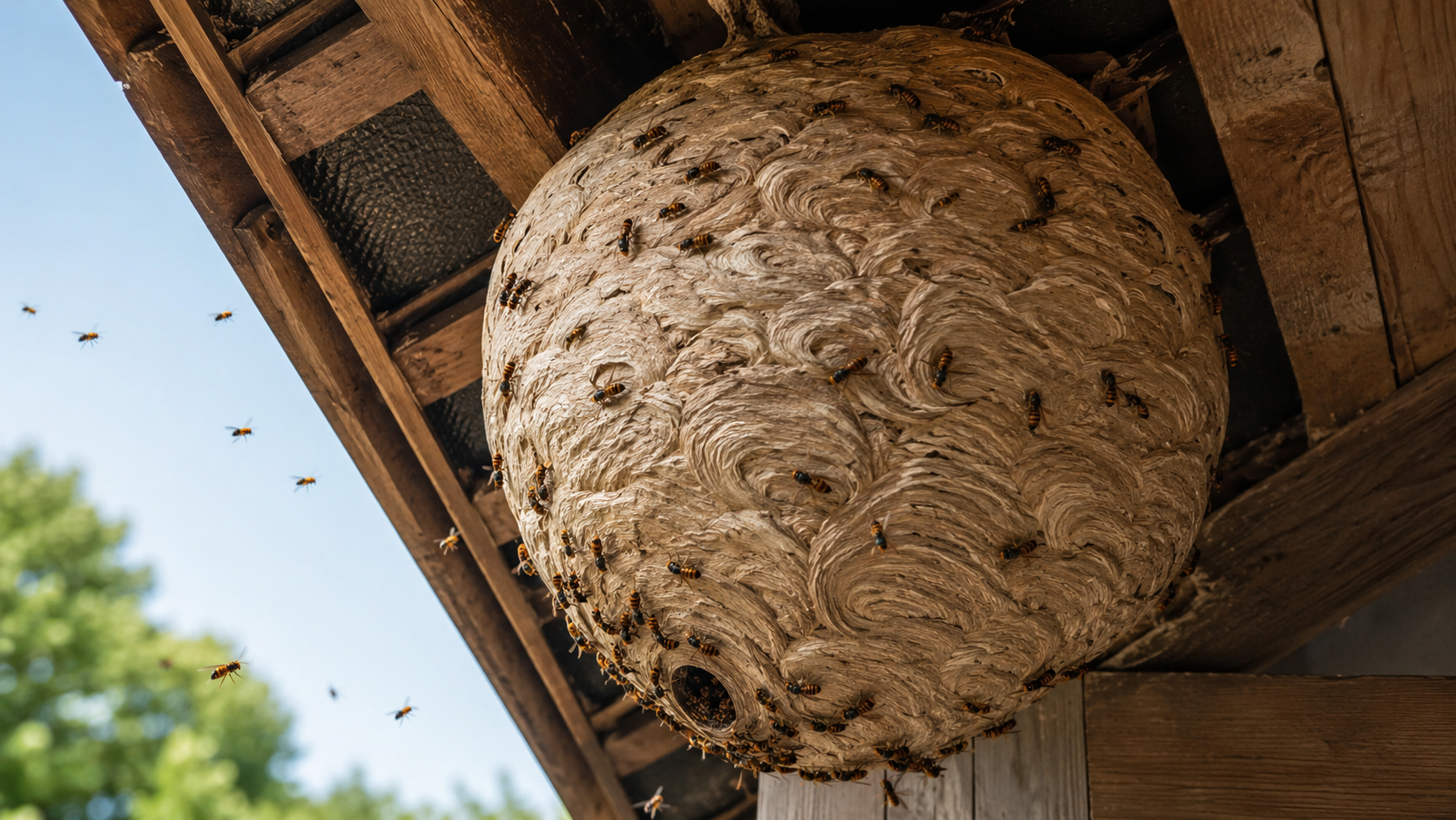 How Many Hornets Are in a Nest? Size, Monthly Growth, and Danger Threshold